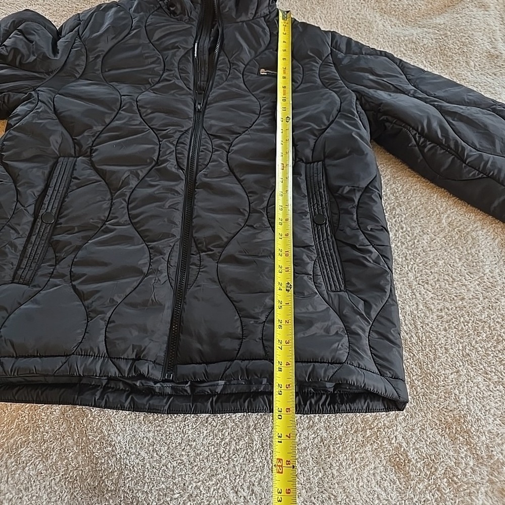 HFX Outdoors Men's Onion‎ Quilted Water Resistant Puffer Coat Hooded Black L NWT - Picture 15 of 16